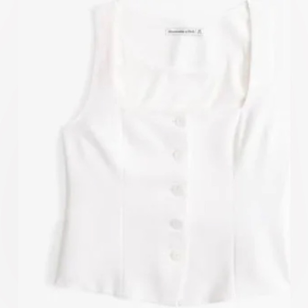 Abercrombie & Fitch Mara tailored square neck vest top